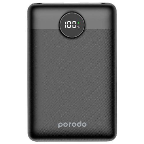 Porodo Super Compact Power Bank 20000mAh - Black